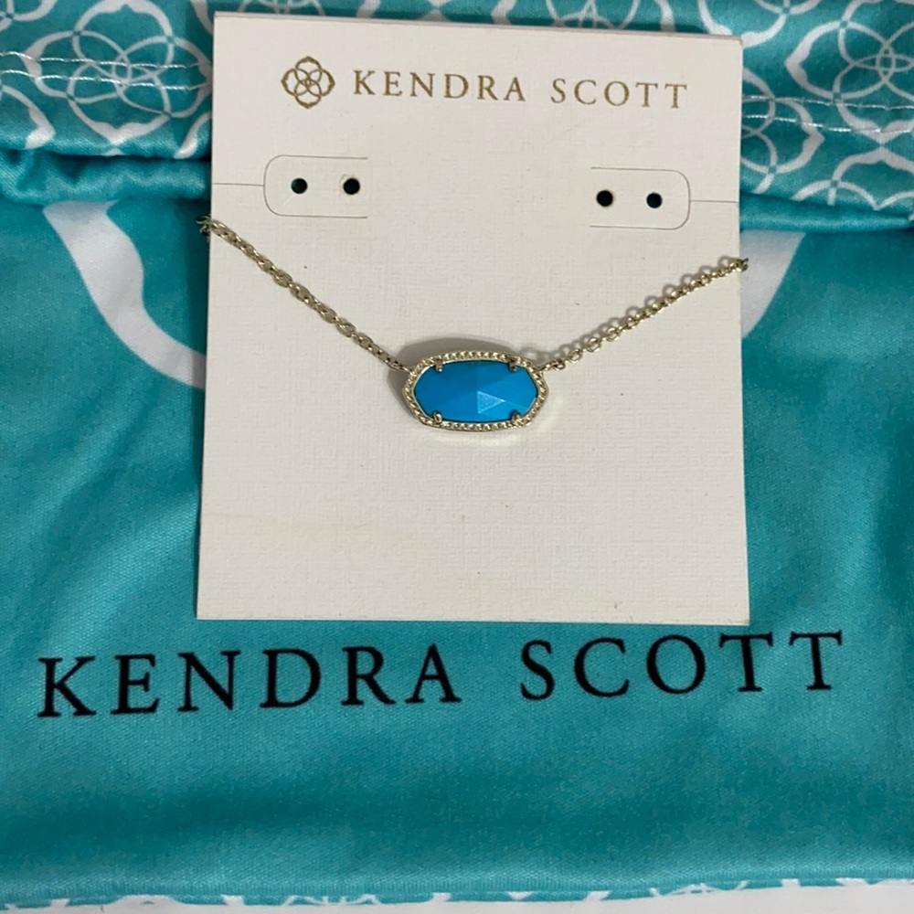 Kendra Scott Pendant Necklace in Turquoise